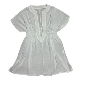 NWOT cover up one size (fits S/M) white cute and fancy